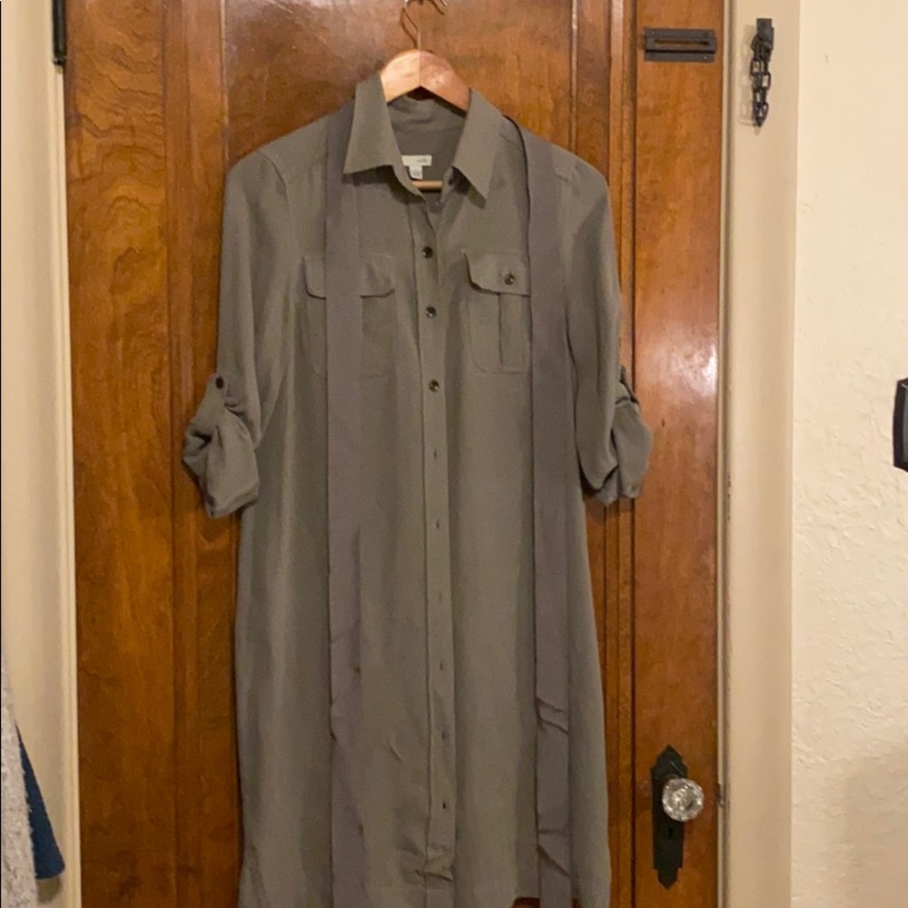 Odille- XS Olive green dress